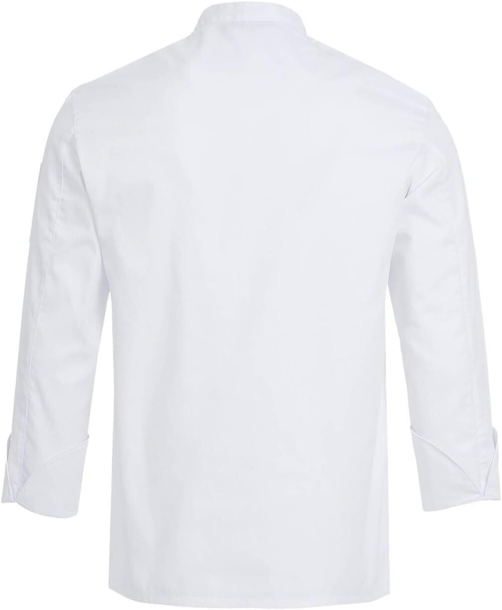 GREIFF 5580 Herren Kochjacke Cuisine Basic XS Weiss, XS Weiß