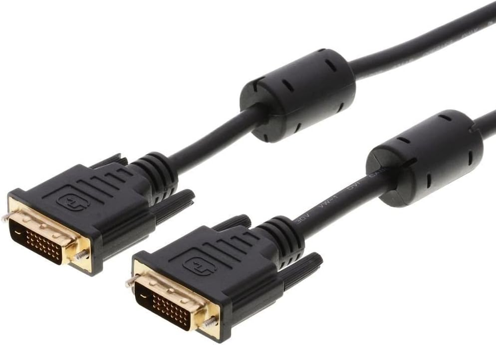 Delock 83192 DVI Stecker auf DVI Stecker Kabel (24+1-polig, 5m)