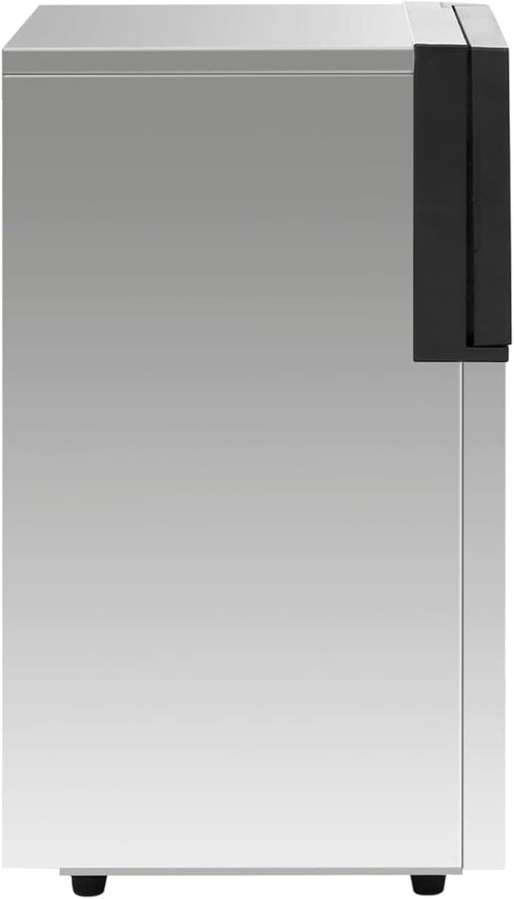 Homgoday Eiswürfelmaschine Silbern 45 kg / 24 h 35,5x34,5x63 cm Silber, 35,5x34,5x63 cm Silber