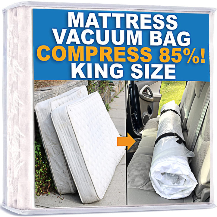 Homie Matratzen-Vakuumbeutel, verschliessbarer Beutel für Memory Foam- oder Federkernmatratzen, Komp