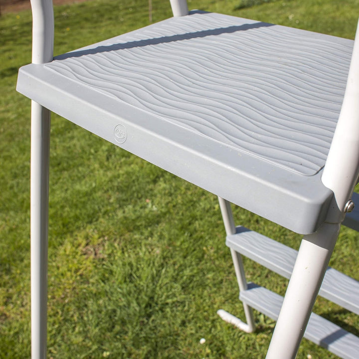 Gre ES1213 - Schwimmbadleiter für Aufbau-Pool weiss 138 x 44 x 8.5 cm