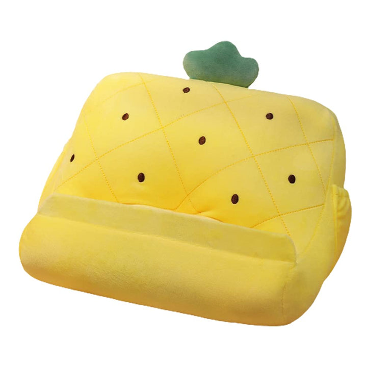 Roexboz Tablet Halter Kissen, Lesekissen, Leseständer, Obstkissenhalter, Plüschhalter für Bett Sofa