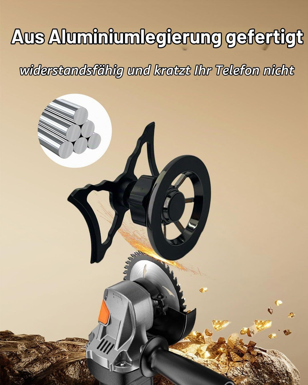 Magnet Handyhalterung kompatibel mit Audi A3 8V 2013-2019, für Magsafe, 360 Grad KFZ Lüftungsschlitz