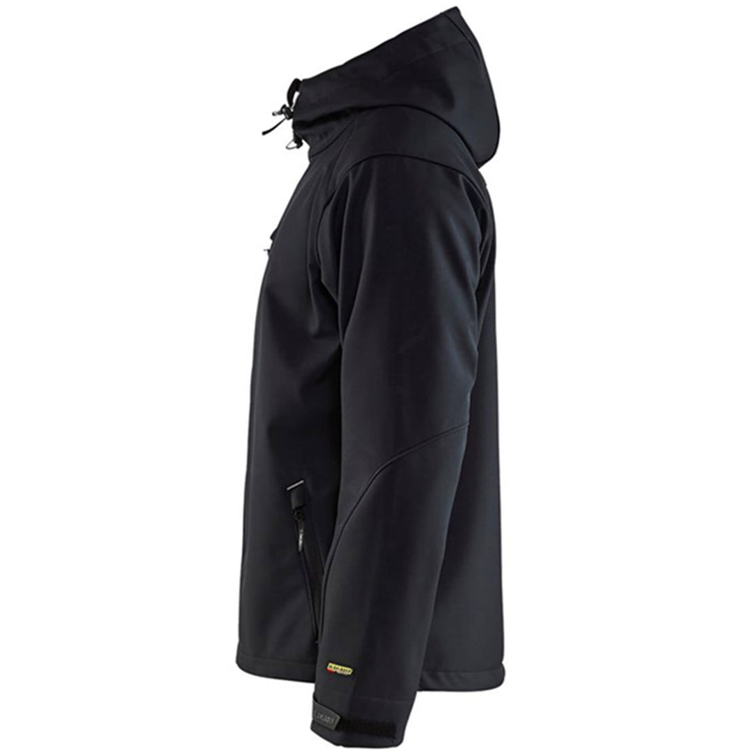 Softshelljacke"4949" mit Kapuze - BLAKLÄDER L dunkelgrau/grau, L dunkelgrau/grau