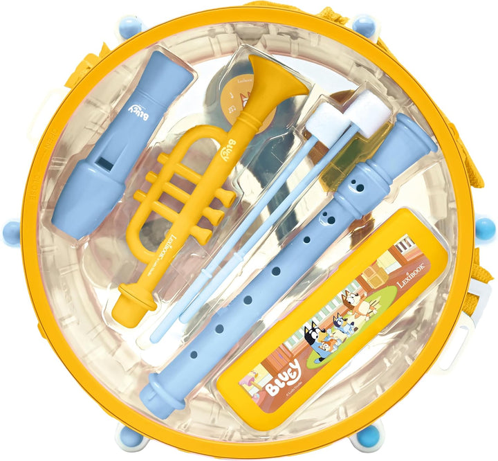 Lexibook, Bluey, Musikalisches Set 7-TLG. Bluey, Blau Gelb, K360BY, Bluey