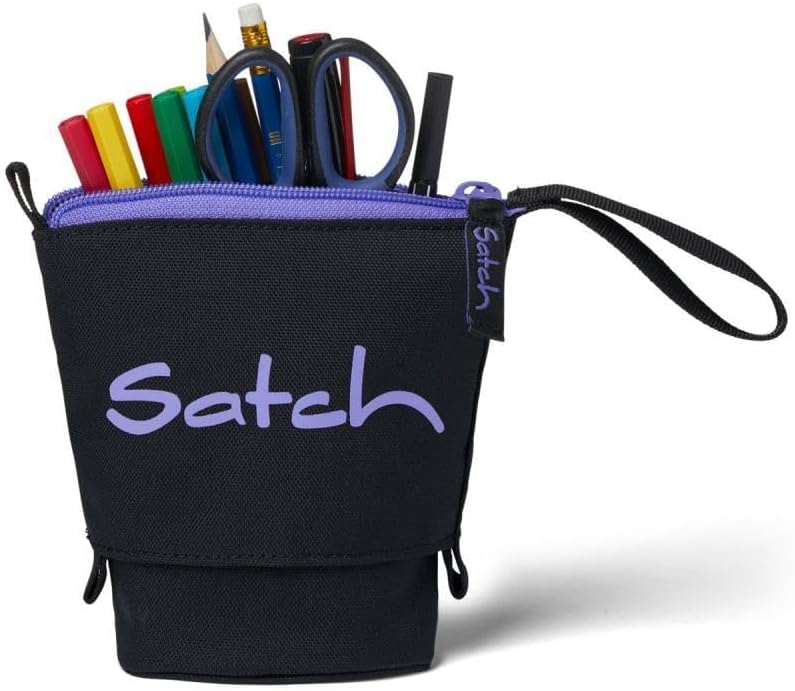 Satch Pack Schulrucksack Set 2tlg. inkl. Pencil Slider (Purple Phantom), Purple Phantom