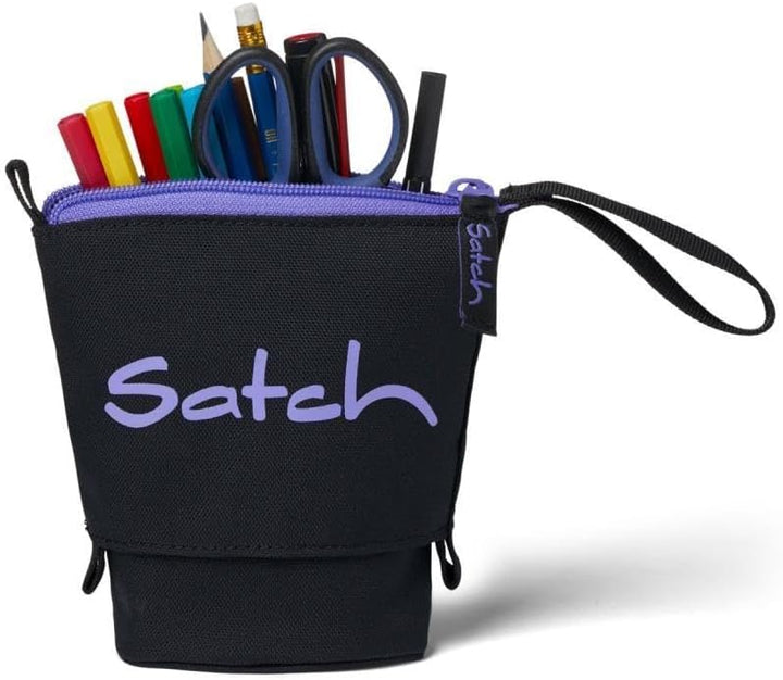 Satch Pack Schulrucksack Set 2tlg. inkl. Pencil Slider (Purple Phantom), Purple Phantom