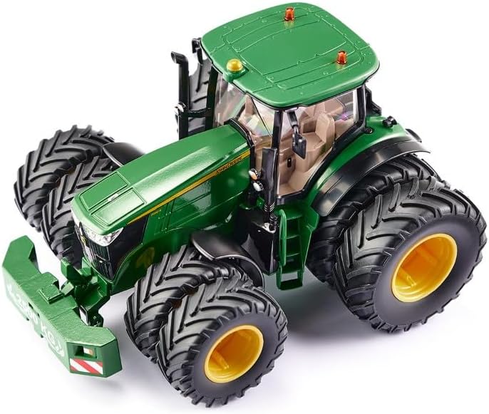 siku 6736, John Deere 7290R Traktor, Inkl. Fernsteuermodul, Grün, Metall/Kunststoff, 1:32, Ferngeste