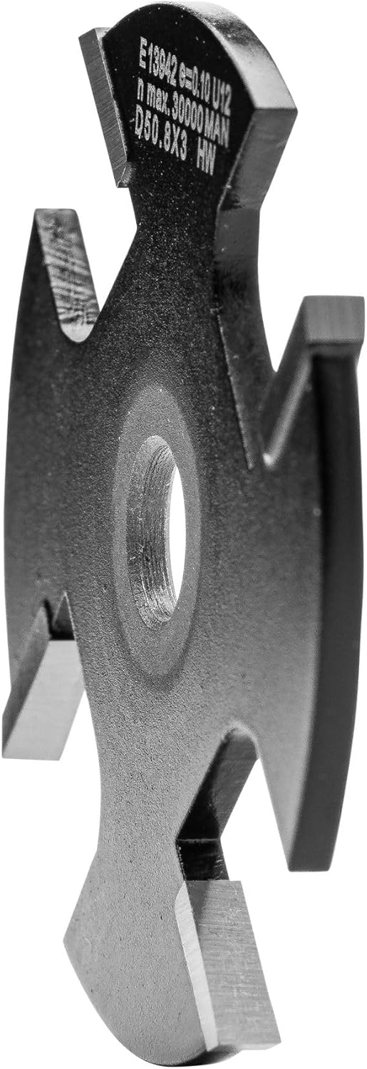 ENT 13942 Scheibennutfräser HW, Schaft (S) 8 mm, Durchmesser (D) 50,8 mm, NL 3 mm, Z4 D=50,8 / NL=3,