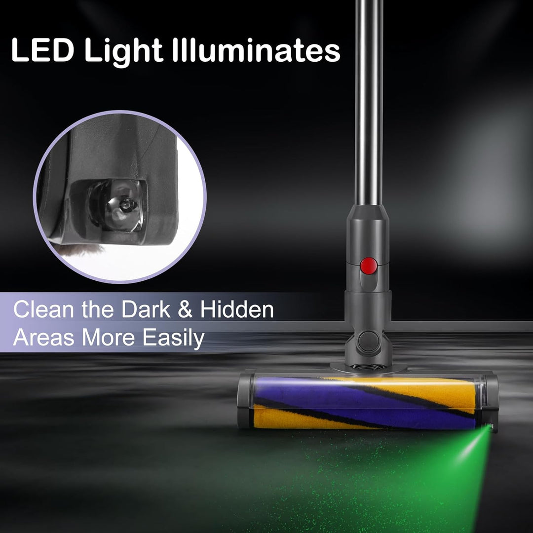 LED Bodendüse Bürste für Dyson V12 Detect Slim, Ersatzbürste Zubehör mit LED-Licht, Elektrischer Sof