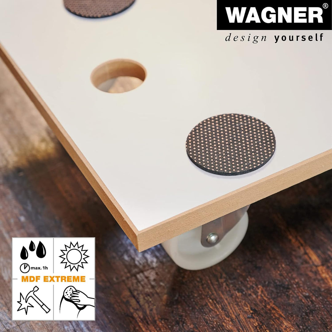 WAGNER Transporthilfe MM 1319 I 57,5 x 30 x 10 cm - Tragkraft 200 kg - Spezialbeschichtung I Anti-Ru