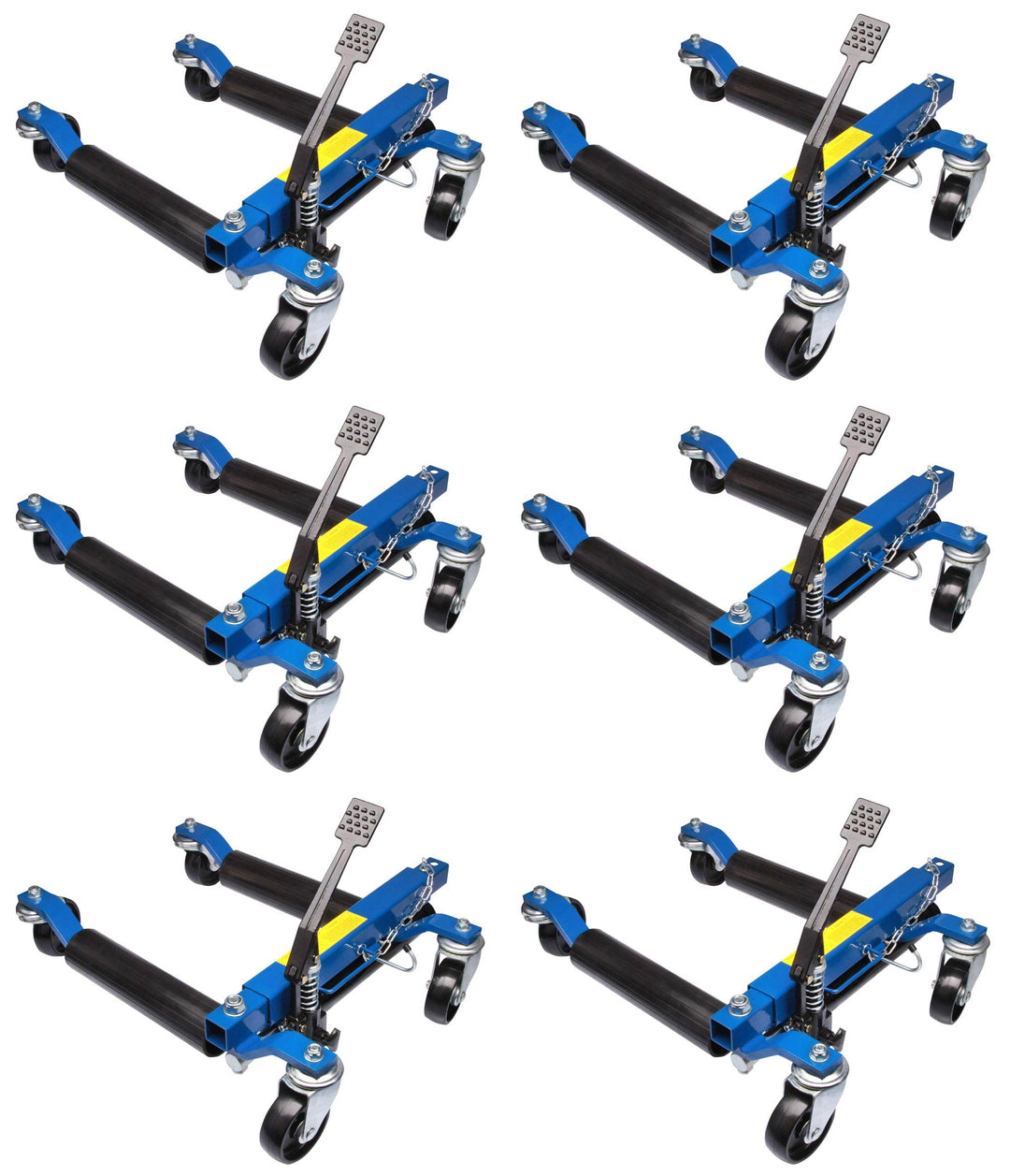 6X Rangier-Hubwagen | 680 kg pro Rangierrolle | hydraulische Rangierhilfe | Rangierroller | Rangierh