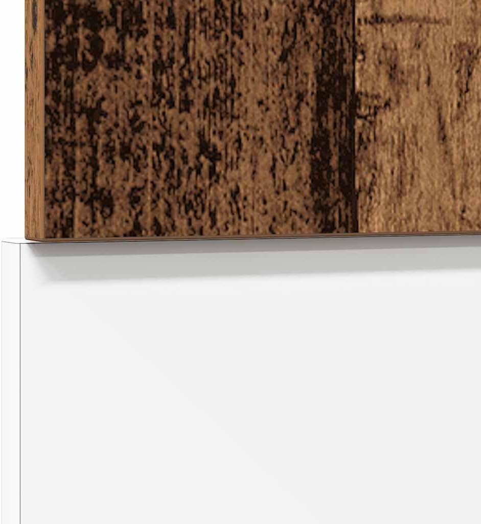 vidaXL Geschirrspülerblende Altholz-Optik 60x1,5x67 cm Holzwerkstoff, Blende, Frontblende, Geschirrs