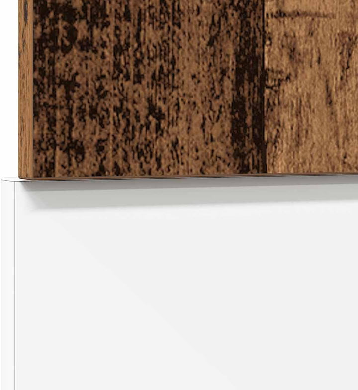 vidaXL Geschirrspülerblende Altholz-Optik 60x1,5x67 cm Holzwerkstoff, Blende, Frontblende, Geschirrs