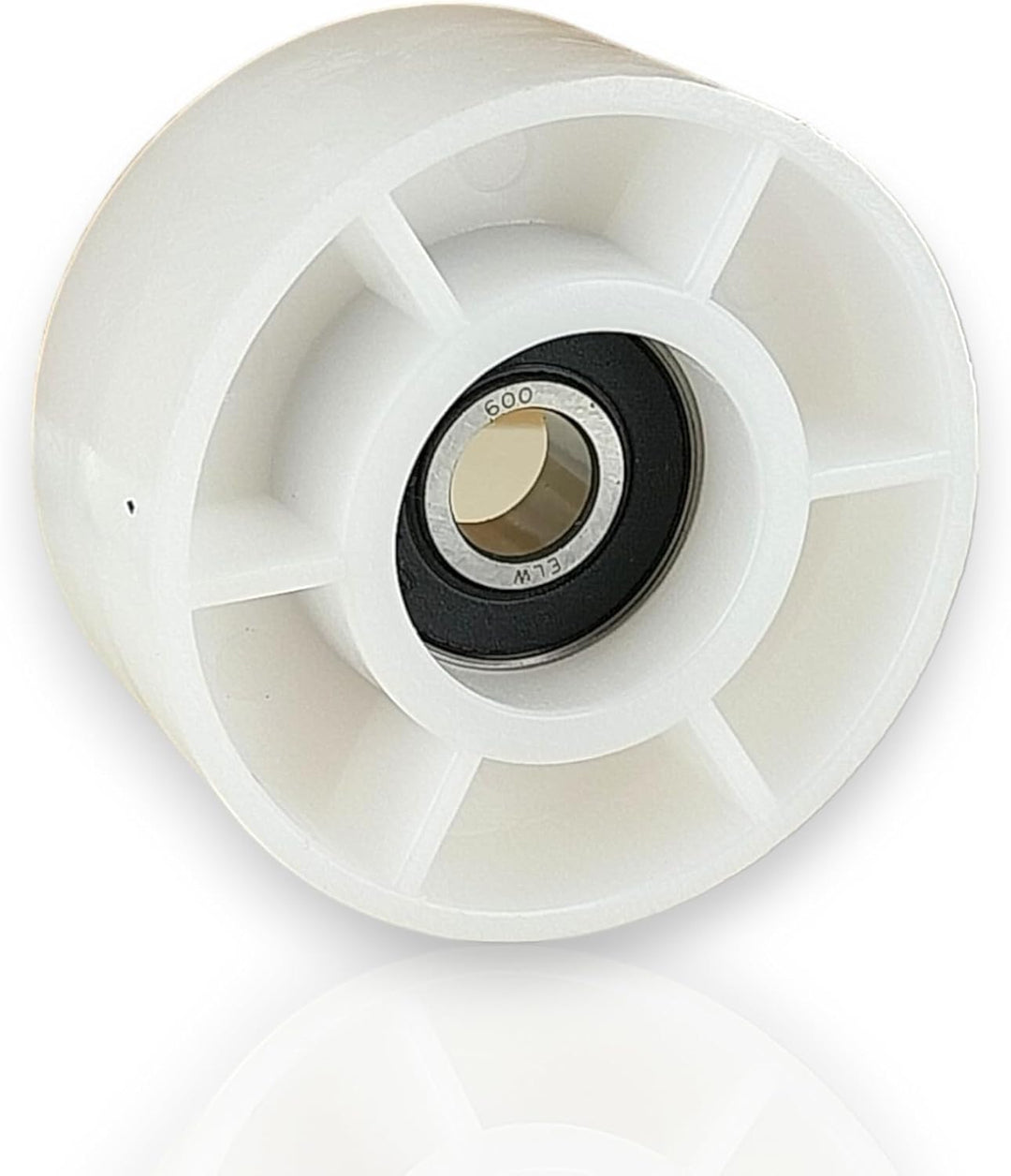 Spannrolle für Bosch Siemens 632045 00632045 mit 45mmØ 22mm Breite 608RS Kugellager für Trockner Wäs