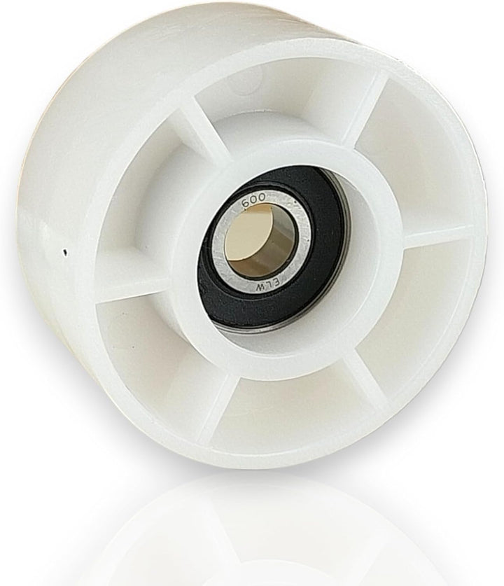 Spannrolle für Bosch Siemens 632045 00632045 mit 45mmØ 22mm Breite 608RS Kugellager für Trockner Wäs