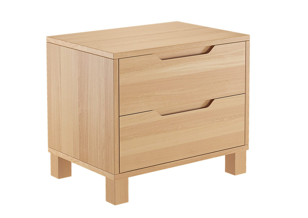 Erst-Holz Nachttisch Buche Nachtkästchen Bettkommode Nachtschrank mit Schublade 90.20-K43