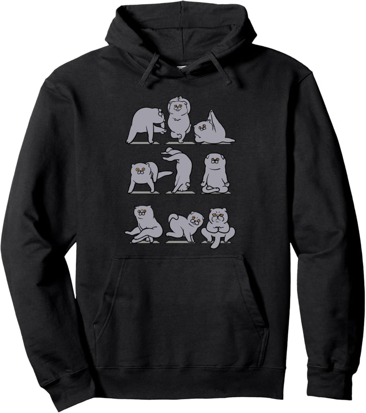 Scottish Fold Yoga Pullover Hoodie