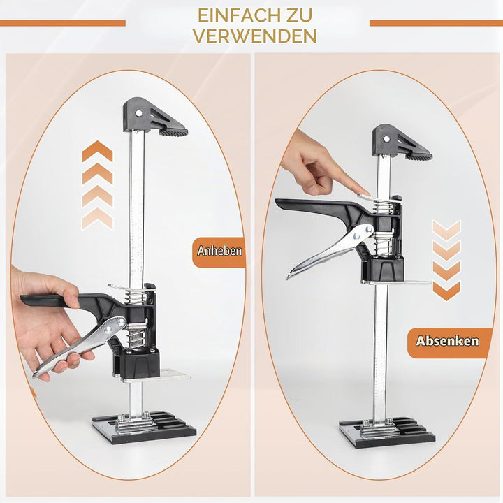 DBREAKS 3-in-1 Multi Arbeitssparender Arm mit Skala, 2Pcs 38CM Multifunktionale Handhebewerkzeug Bis