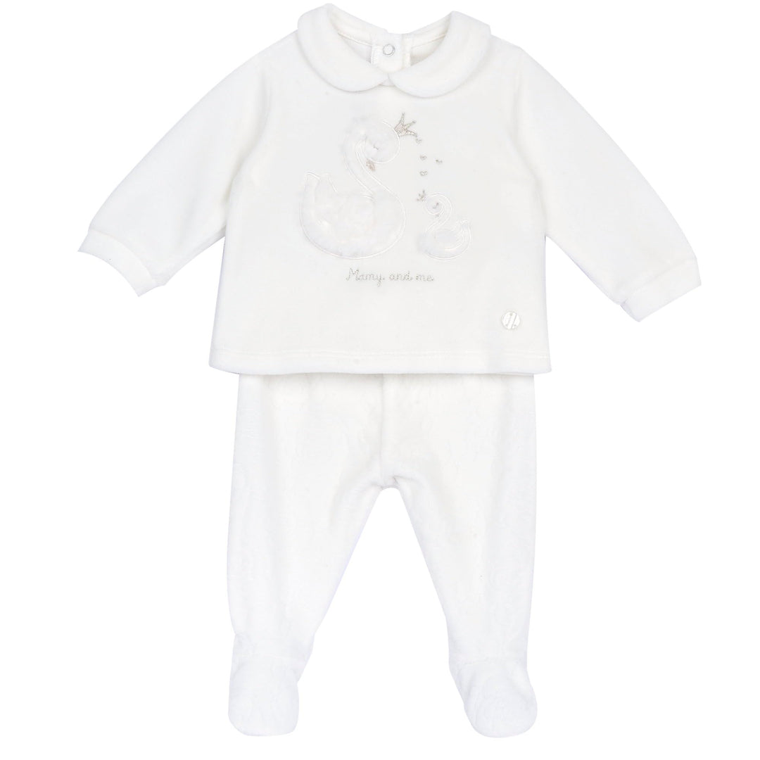 Chicco Baby - Mädchen Aus Weichem Nicki Fw25 253 Set mit T-Shirt und Leggings 6 Monate Rose (2), 6 M