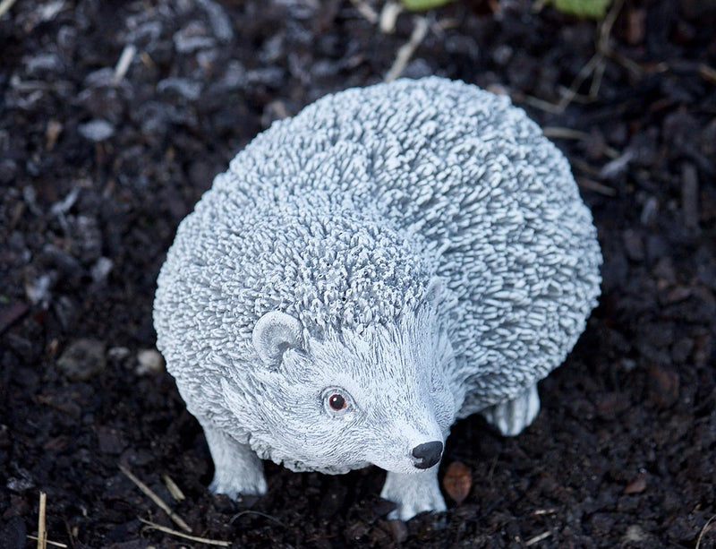 Stone and Style Steinfigur Igel Ferdinand, massiver Steinguss, Frost- und wetterfest bis -30°C