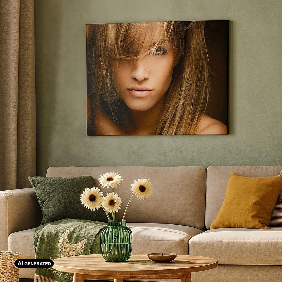 Bilder auf Leinwand Weiblich mode modell nackt Leinwandbild 70x50cm Wandbilder Dekoration Wohnzimmer