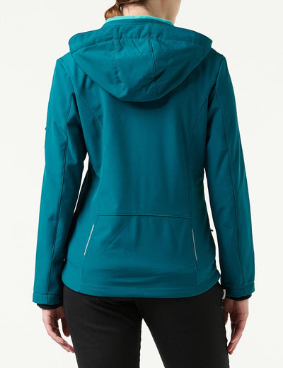 CMP Damen Windproof And Waterproof Softshell Jacket Wp 7.000 Jacke 36 Deep Lake, 36 Deep Lake