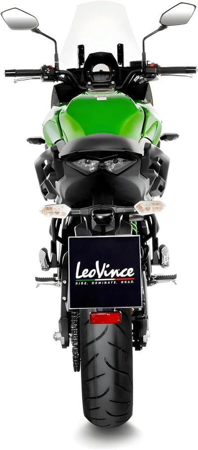 Auspuffanlage LeoVince Komplettanlage SBK UNDERBODY, Edelstahl, Carbon Kappe, 2/1, mit Katalysator,