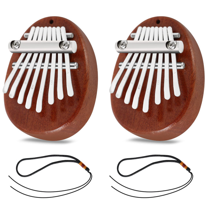 EASTROCK 8 Tasten Mini Kalimba, Finger Daumen Klavier mit Zubehör Anhänger Geschenk, Exquisite Finge