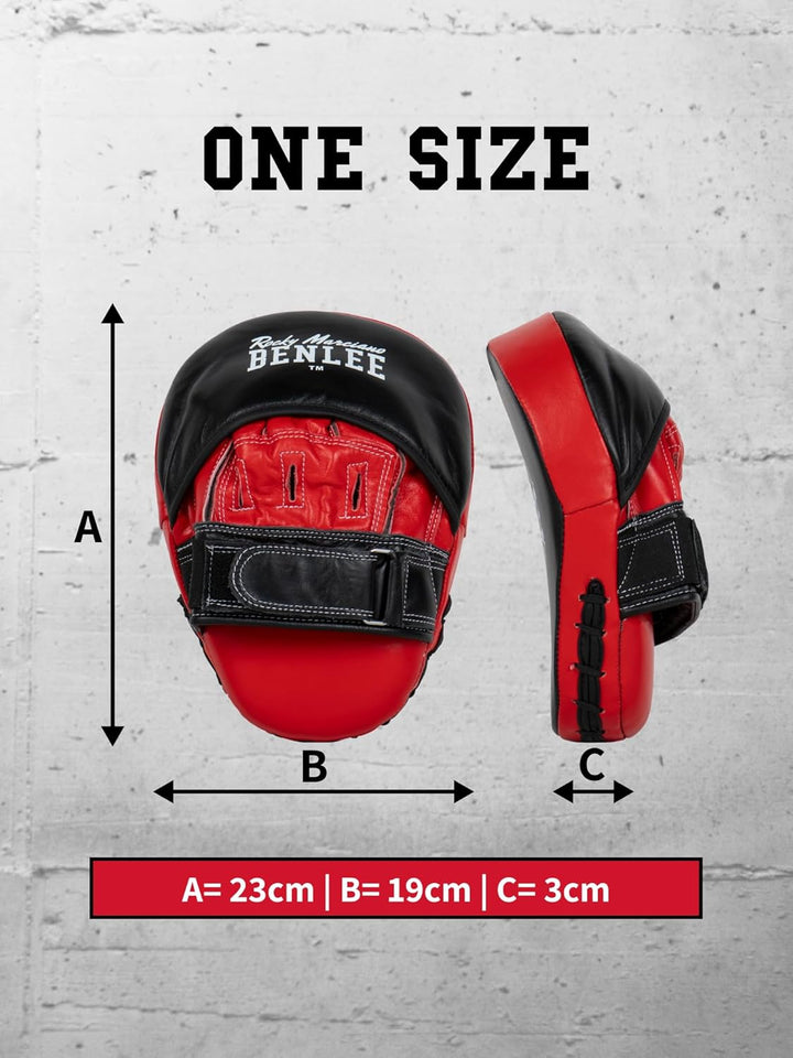 Benlee Pratzen Leder Tucson Black/Red Einheitsgrösse, Black/Red Einheitsgrösse