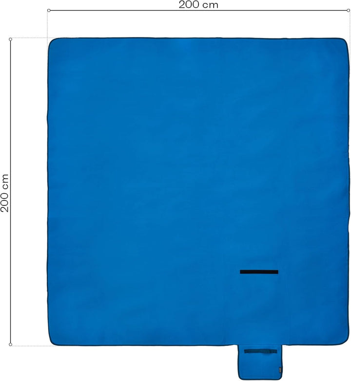 meteor Extra Large Picknickdecke mit wasserdichter Unterseite XXL sanddichte campingdecke Outdoor st