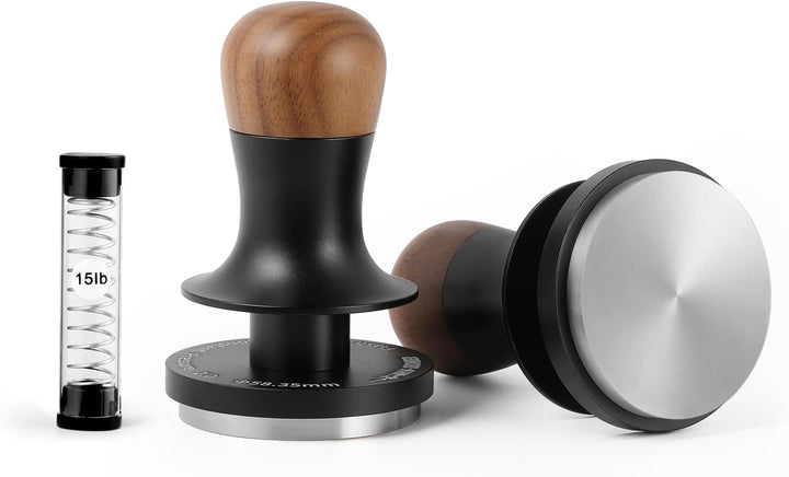 MHW-3BOMBER Kaffee Tamper 58 mm 2.0, Konstanter Druck Tamper mit Sound Feedback, Eingebaute 3 federb