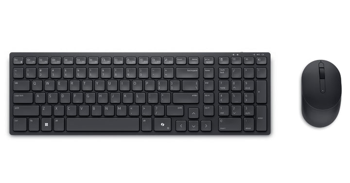 Dell Pro Compact Silent Keyboard and Mouse - KM555 - Tastatur-und-Maus-Set - kabellos - 2.4 GHz, Blu