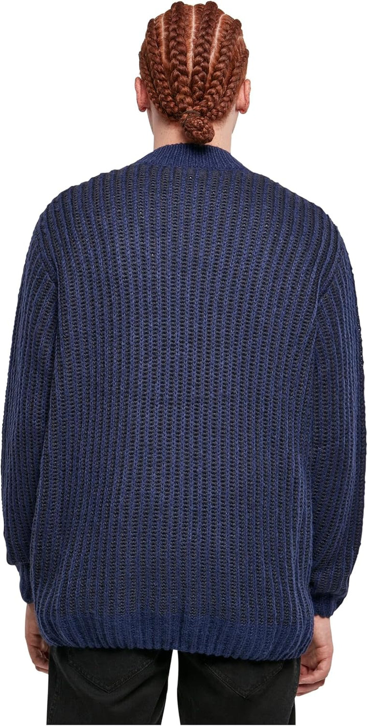 Urban Classics Herren Sweatshirt, S Darkblue/Midnightnavy