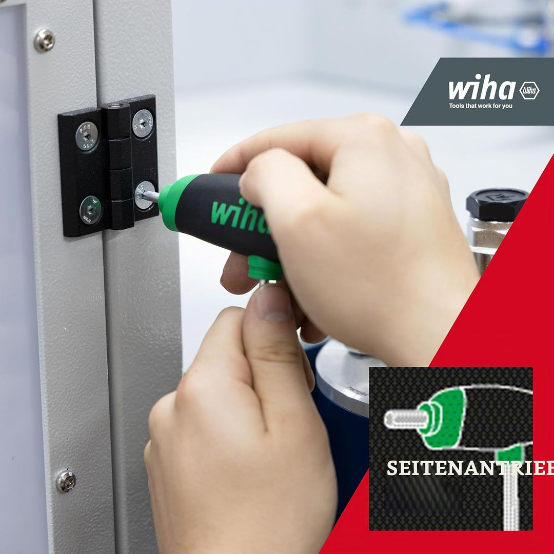 Wiha Stiftschlüssel Set 6-tlg. mit Quergriff TORX® I ComfortGrip mit Seitenabtrieb I Satz T10 - T40