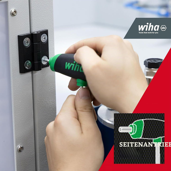 Wiha Stiftschlüssel Set 6-tlg. mit Quergriff TORX® I ComfortGrip mit Seitenabtrieb I Satz T10 - T40