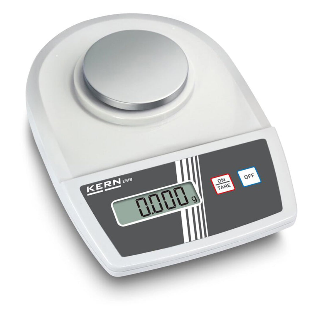 Einsteiger-Laborwaage mit enormen Wägeleistungen [Kern EMB 100-3] Einfache und komfortable 2-Tasten-