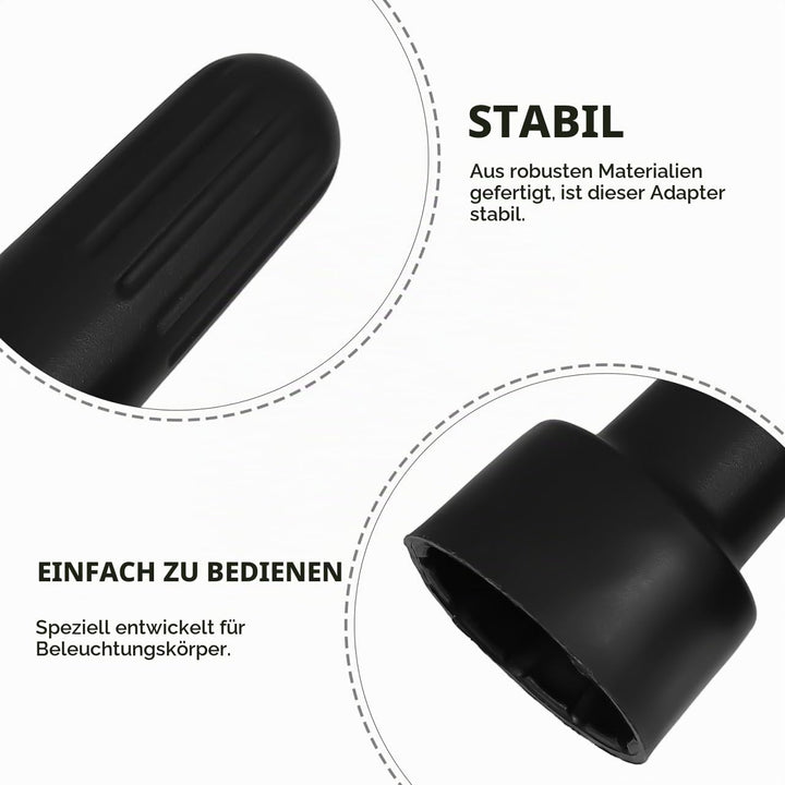 Lampenfassungsring Werkzeug Set 8 Stück Kunststoff Schlüssel Für E14 E26 E27 G9 Lampenfassung Instal