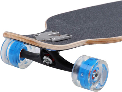 FunTomia Longboard mit 3 Flex Stufen Drop Through Cruiser Komplettboard Mach1 Speed Kugellager T-Too