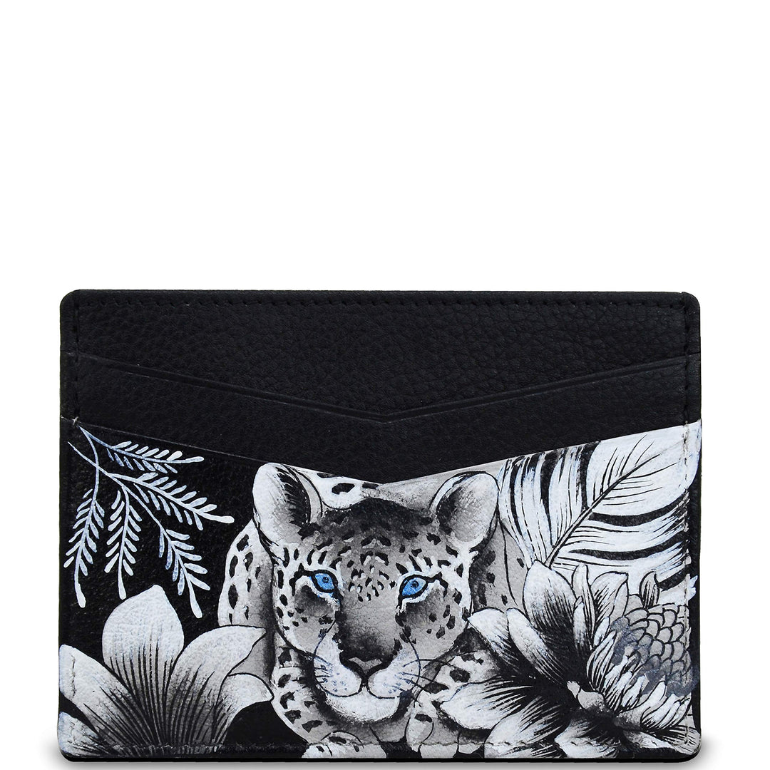 Anuschka Damen Credit Card Case Kartenhalter Einheitsgrösse Cleopatra's Leopard, Einheitsgrösse Cleo