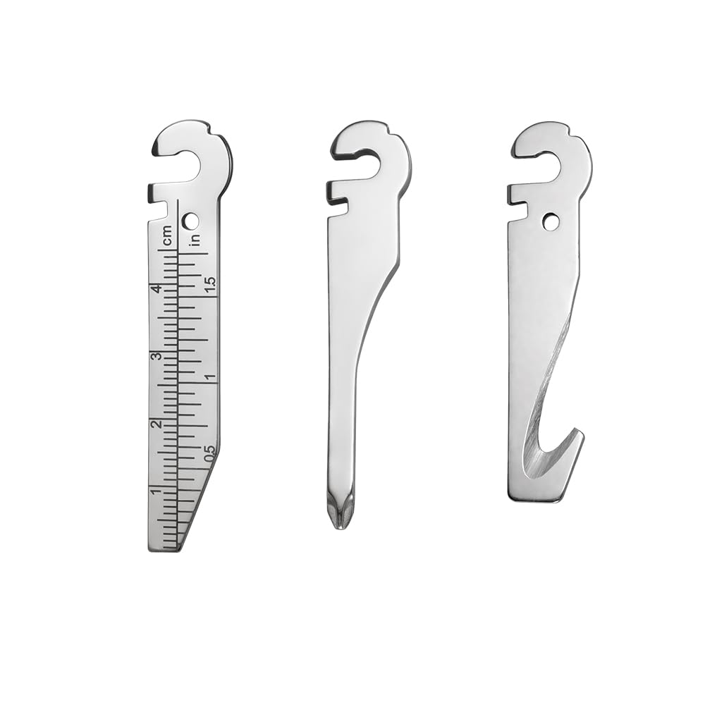 Roxon FT09 Build Your Own Multitool Accessory für Flex(3-tlg. Set inkl. Seilschneider & Feile + Line