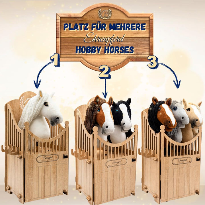 Hobby Horse Stall für Steckenpferde