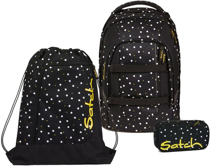 satch Pack Schulrucksack Set 3tlg. mit Schlamperbox und Sportbeutel Lazy Daisy