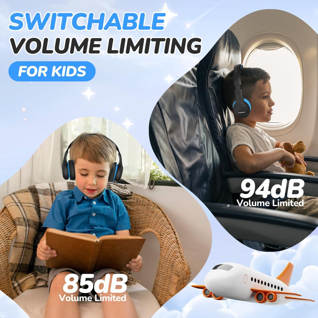 Bluetooth Kopfhörer Kinder, 60 Stunden Wiedergabezeit, Bluetooth 5.4 Kabellose Kinderkopfhörer, Type