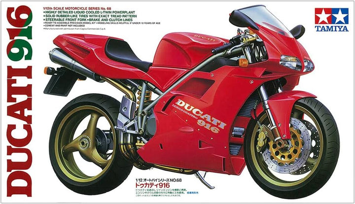Tamiya Ducati 300014068 916 Desmo. 1993 Motorradmodell Bausatz 1:12
