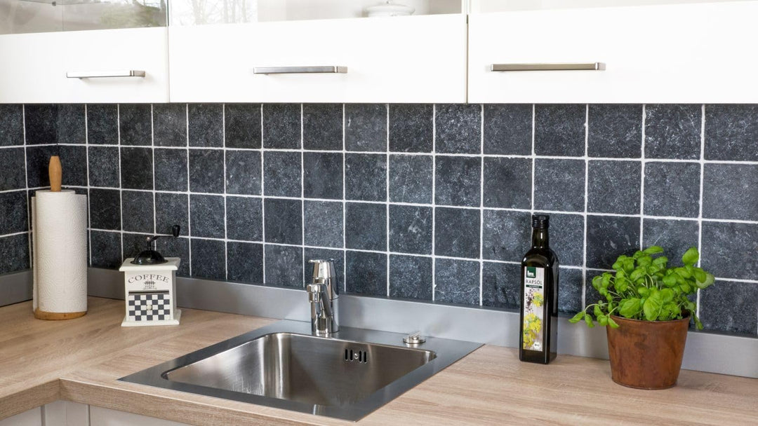 Fliese Marmor Naturstein schwarz Fliese Nero Antique Marble für BODEN WAND BAD WC DUSCHE KÜCHE FLIES