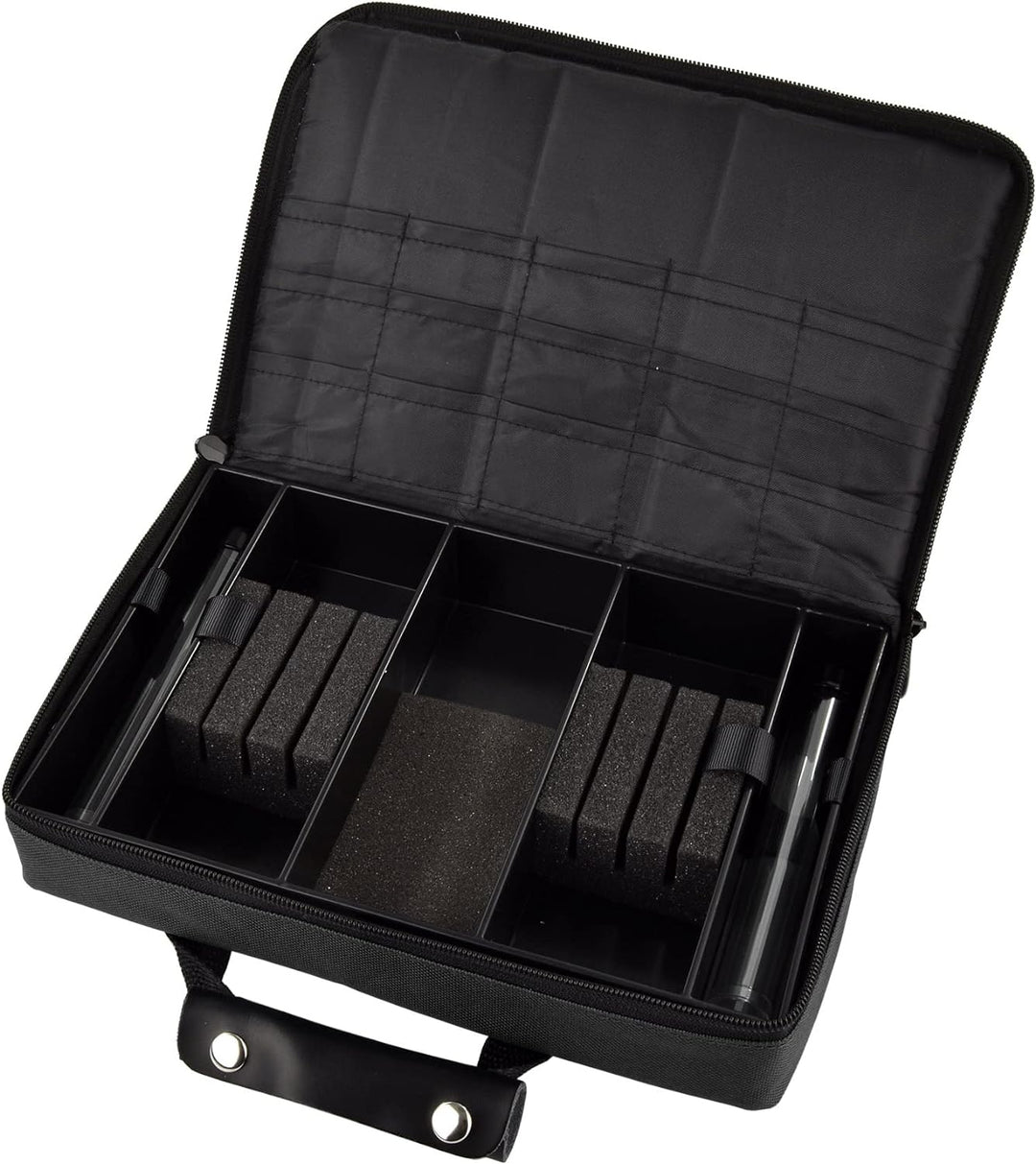 Karella Darttasche Master PAK, schwarz, perfekte Aufbewahrung für bis 3 Set Darts und viel Zubehör,