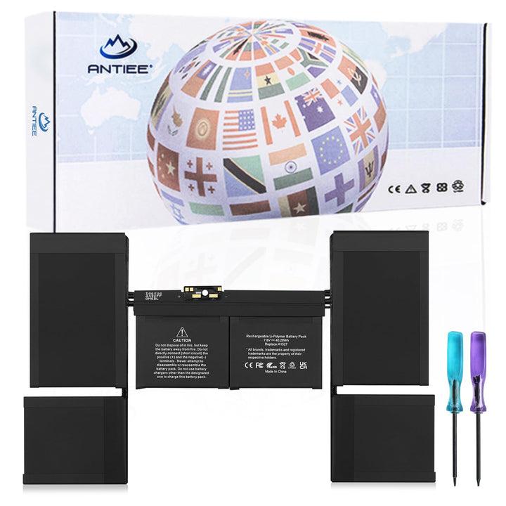 ANTIEE A1527 A1705 Batterie Compatible with MacBook 12 Inch Model A1534 (Release 2017 2016 2015) Ret