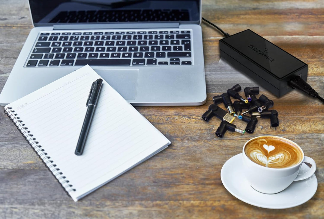 Tecnoware Universal-Ladegerät 95W für Notebook - Netzteil für PC mit 10 Steckverbindern kompatibel m