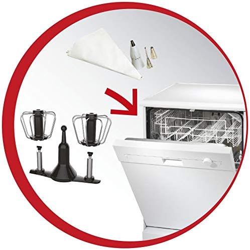 Moulinex XF389010 SEBAX Backset für Küchenmaschine Companion, Edelstahl, 24 Centimeters, Schwarz